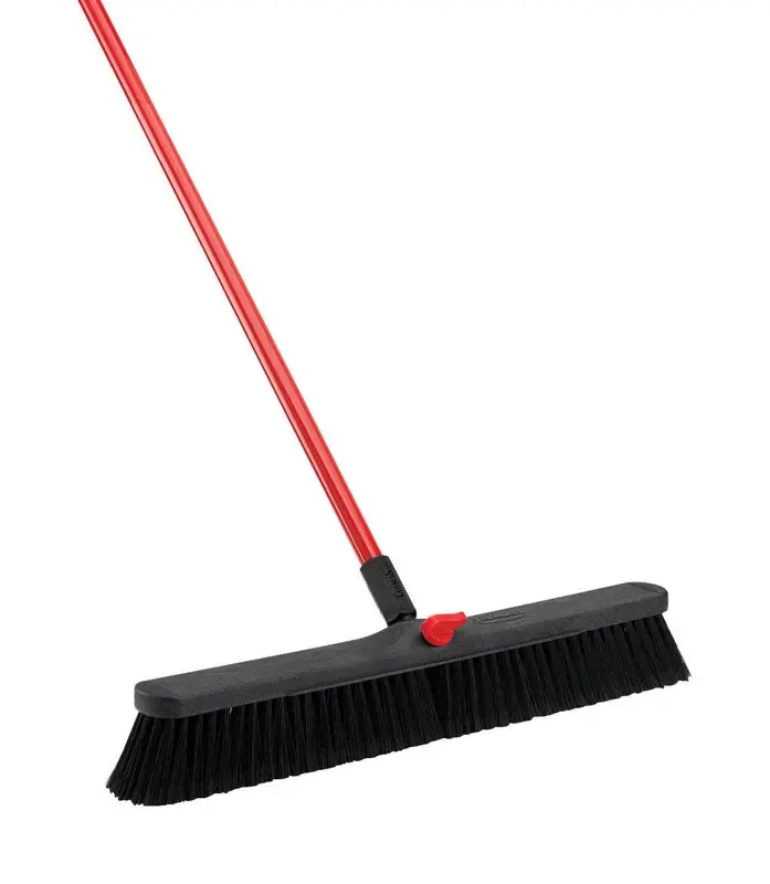 24 In. W. X 64 In. L. Steel Handle Smooth Surface Push Broom