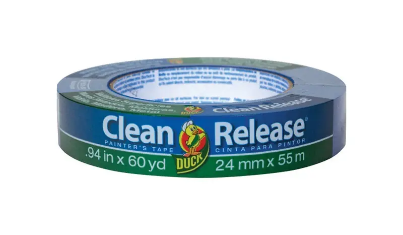 Duck Clean Release .94 In. W X 60 Yd L Blue Medium Strength Painter‘s Tape 1 Pk