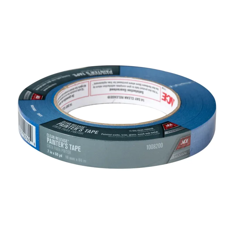 Ace 0.7 In. W X 60 Yd. L Blue Medium Strength Painter‘s Tape 1 Pk