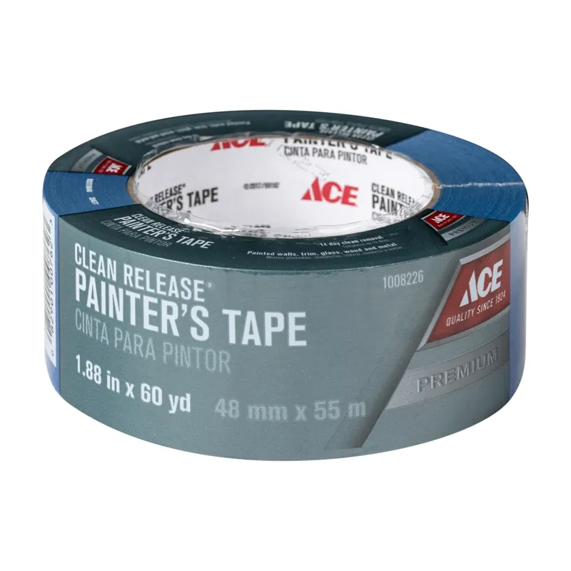 Ace 1.88 In. W X 60 Yd. L Blue Medium Strength Painter‘s Tape 1 Pk
