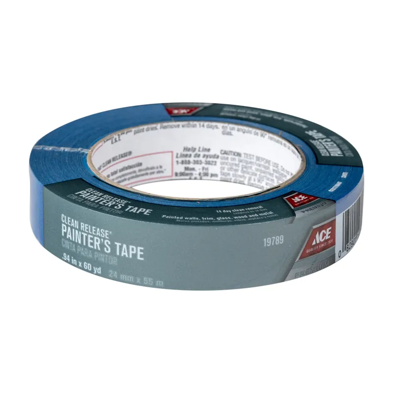 Ace 0.94 In. W X 60 Yd. L Blue Medium Strength Painter‘s Tape 1 Pk