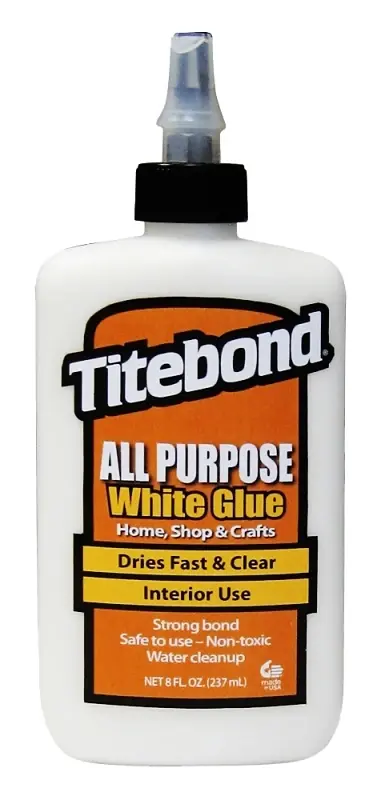 8 Oz. White All-purpose Glue - Professional Grade Adhesive For Crafting And Woodworking