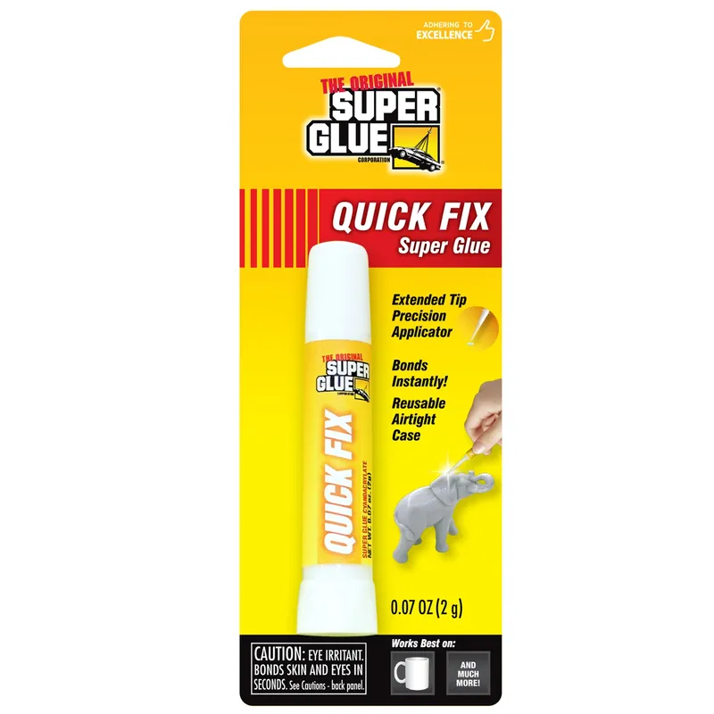 The Original Super Glue Quick Fix High Strength Cyanoacrylate All Purpose Super Glue 0.07 Oz