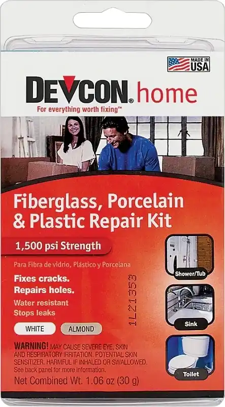 Home Fiberglass, Porcelain & Plastic Repair Kit