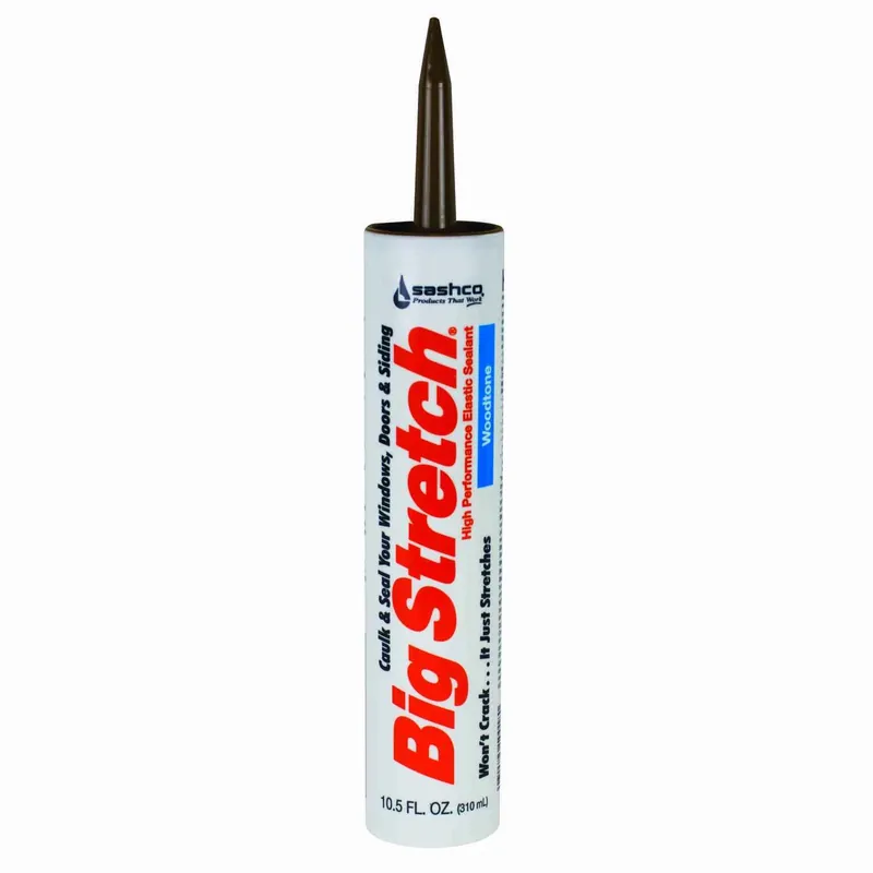 Sashco Big Stretch Woodtone Elastomeric Acrylic Latex Door/Siding/ Window Caulk 10.5 Oz