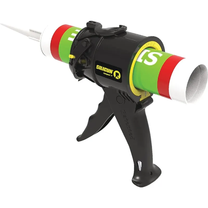 Compact Caulking Gun, Anti Drip, 4-In.