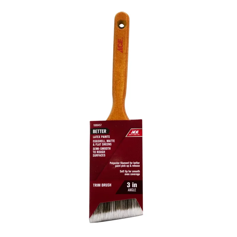 Better 3 In. Angle Paint Brush For Smooth Finishes - Ideal For Latex Paints