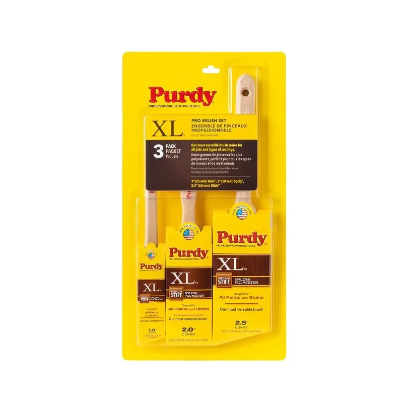 3-Pc. Pro Paint Brush Value Pack Kit