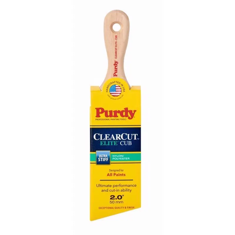 Purdy Clearcut Elite Cub 2 In. Ultra Stiff Angle Trim Paint Brush