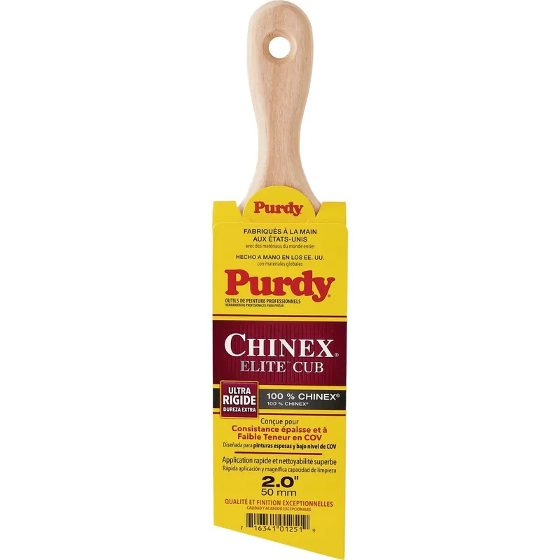 Purdy Chinex Elite Cub 2 In. Extra Stiff Angle Trim Paint Brush