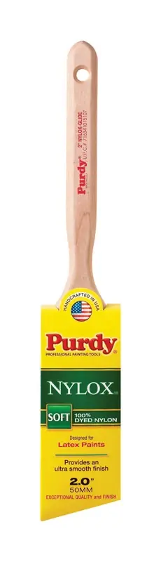Nylox Glide Angular Sash & Trim Paint Brush, 2 In.
