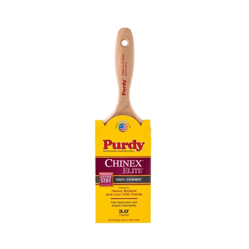 Chinex Elite Sprig 3 In. Extra Stiff Flat Trim Paint Brush