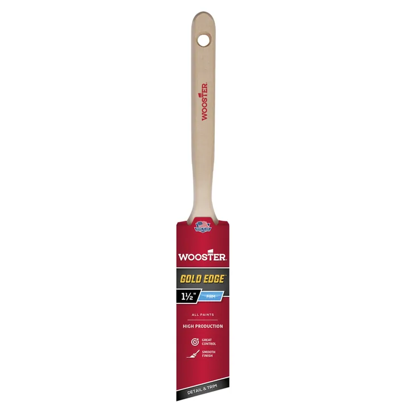 Gold Edge 1-1/2 In. Angle Paint Brush - Professional Quality