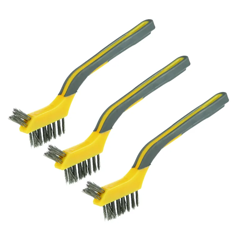Ace 7 In. L Stainless Steel Mini Bristle Brush