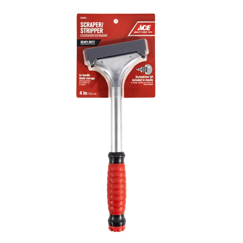 4 In. W Carbon Steel Heavy-duty Paint Scraper For Versatile Scraping Tasks