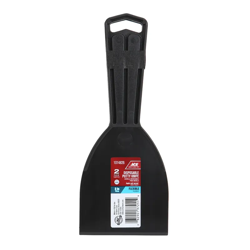 3 In. Wide Plastic Flexible Scraper For Painting And Adhesive Applications