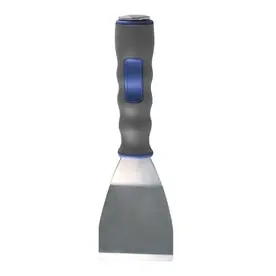 3-inch Easy Reach Bent Scraper With Threaded Handle And Carbon Steel Blade