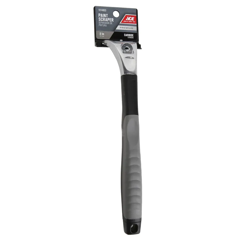 2 In. Wide Tungsten Carbide Heavy-duty Paint Scraper With Ergonomic Grip