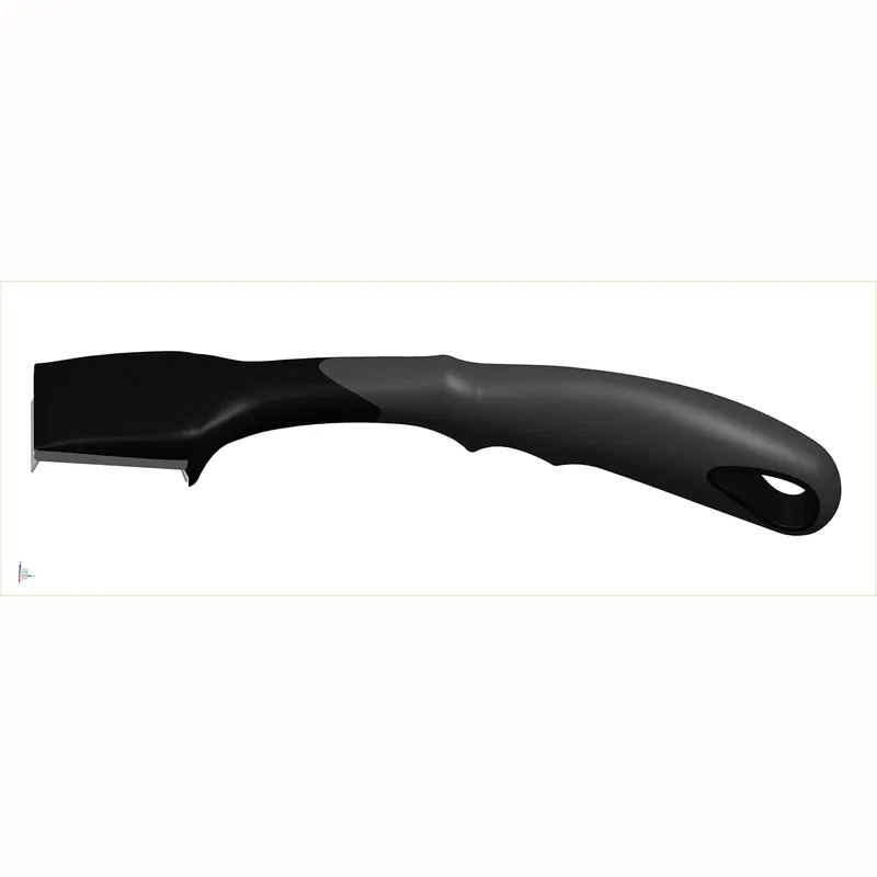 2-1/2 In. W High Carbon Steel 4-edge Paint Scraper With Comfortable Grip