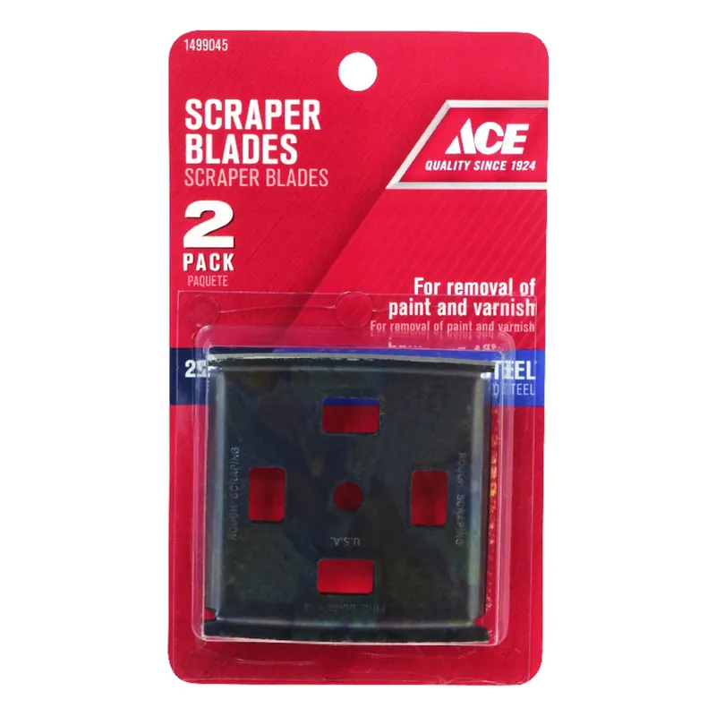 Ace 2-1/2 In. W Tempered Steel 4-Edge Scraper Blade