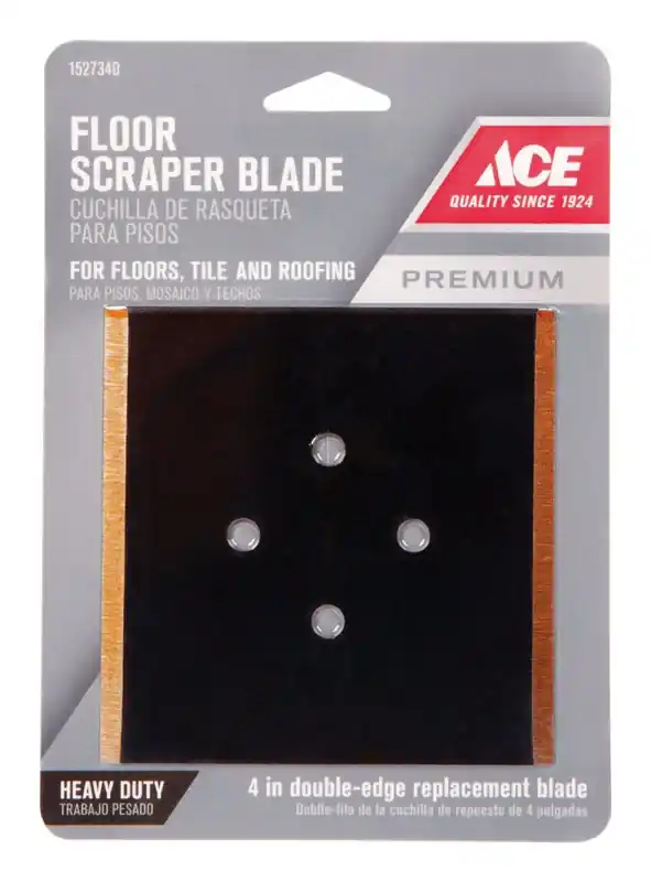 4 Inch Wide Steel Floor Scraper Blade For Heavy Duty Floor Scrapers