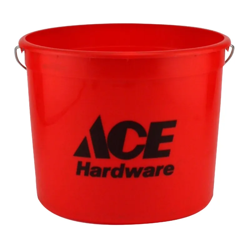 Ace Red 10 Qt. Plastic Bucket