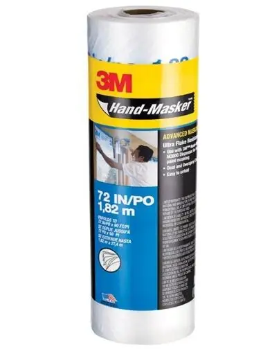 Hand Masker Masking Film 72" X 90‘ Pre-folded For Easy Application