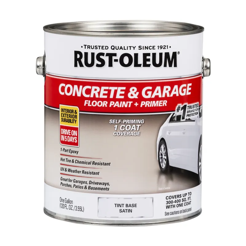 Concrete Floor Paint, Tint Base, Gallon
