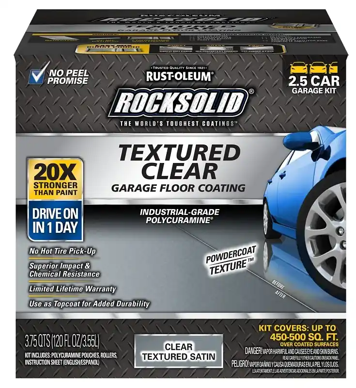 RockSolid Concrete Floor Polycuramine Textured Top Coat, 120 Oz.