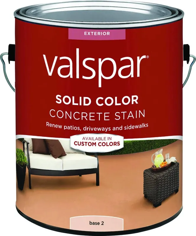 Valspar Solid Ultra White Concrete Stain 1 Gal