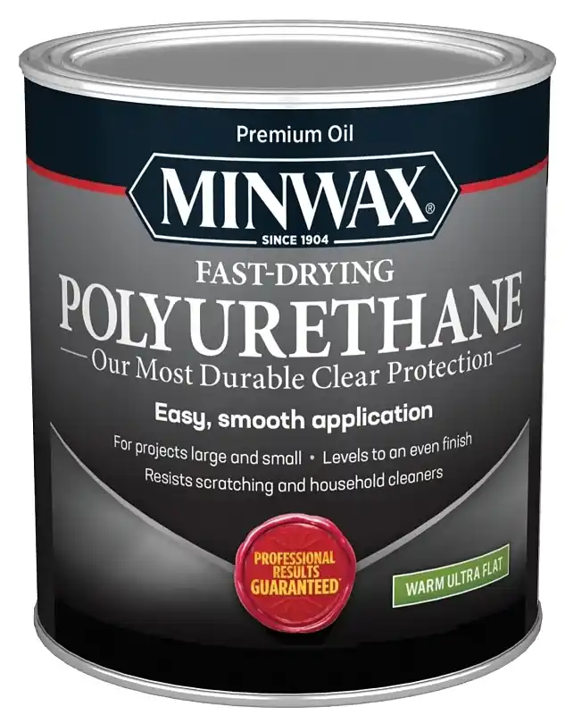 Ultra Flat Polyurethane, Clear, Qt.