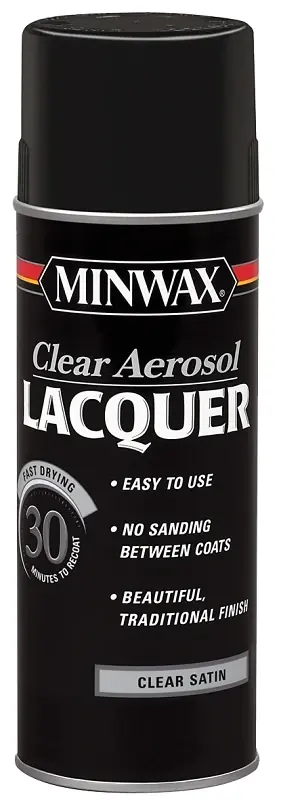 Clear Lacquer, Satin, 11.5 Oz. Aerosol
