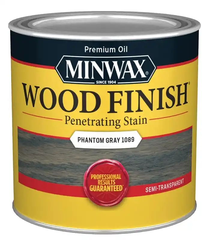 1/2 Pint Phantom Gray Oil-based Wood Finish Stain - Semi-transparent