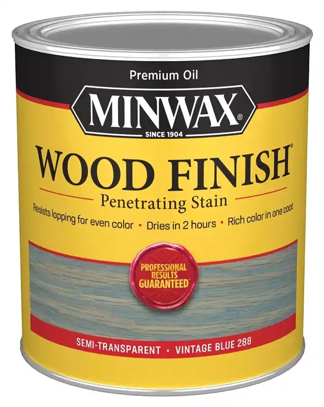 Wood Finish, Vintage Blue, Qt.