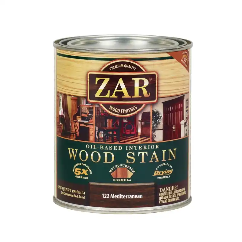 Zar Mediterranean Oil-based Wood Stain 1 Quart - Ugl Model 12212