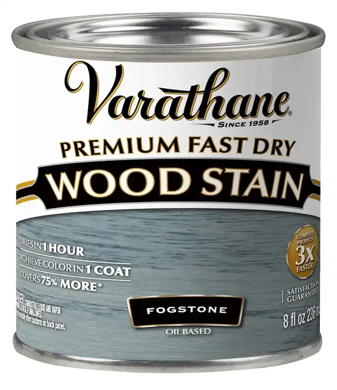 Fast Dry Interior Wood Stain, Oil Base, Fogstone, 1/2 Pt.