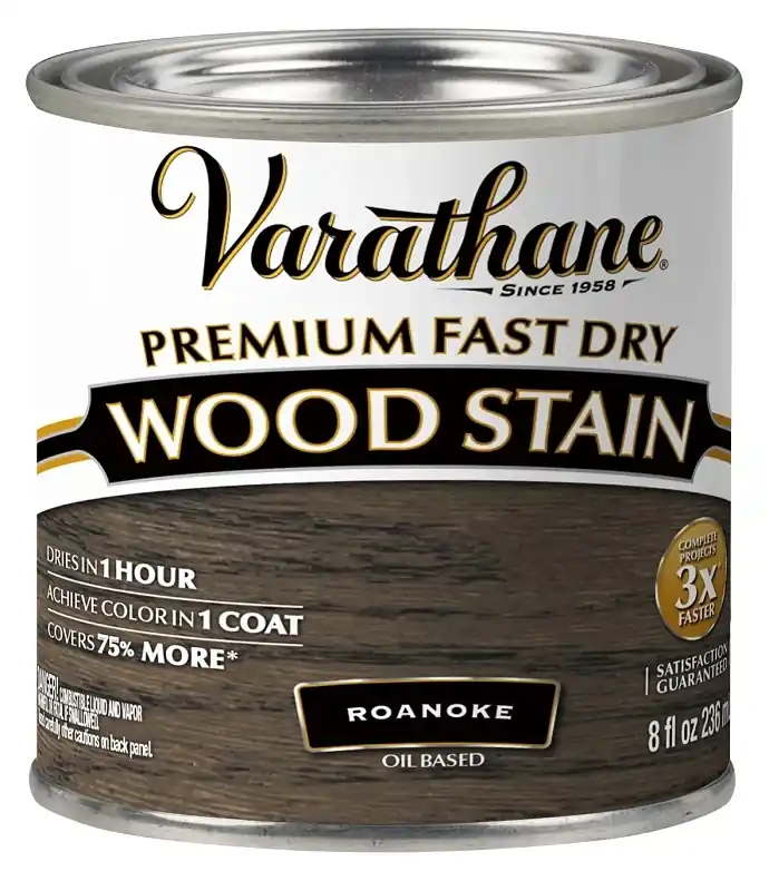 Fast Dry Interior Wood Stain, Oil Base, Roanoke, 1/2 Pt.