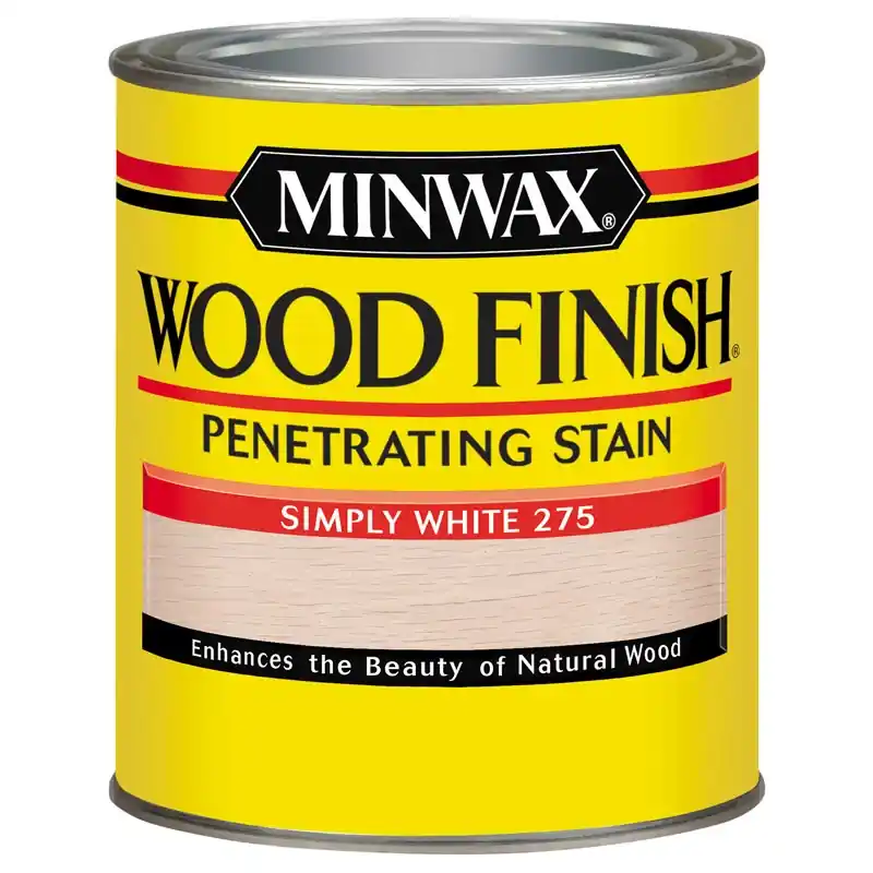 Penetrating Wood Finish, Oil Based, Simply White, Qt.