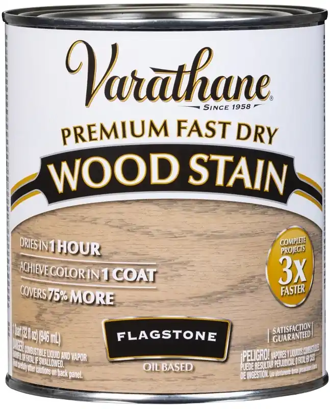 Fast Dry Interior Wood Stain, Oil Base, Flagstone, 1-Qt.