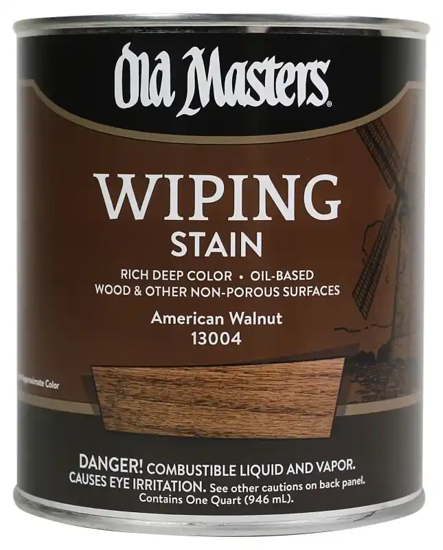 Wiping Stain, Oil-Based, American Walnut, 1-Qt.