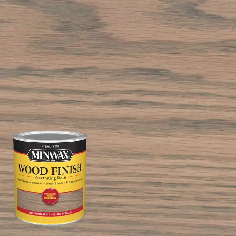 Wood Finish, Interior Stain, Rustic Beige, 1-Qt.