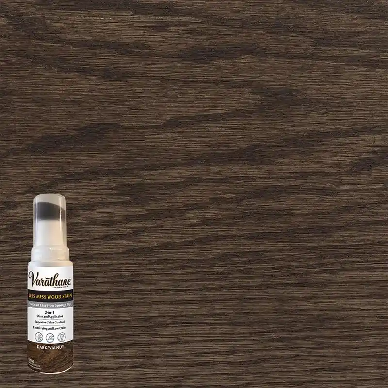 Varathane Less Mess Dark Walnut Water-Based Linseed Oil Emulsion Wood Stain 4 Oz