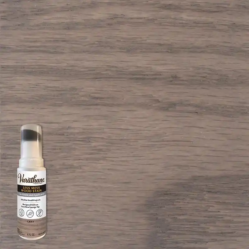 Varathane Less Mess Gray Water-Based Linseed Oil Emulsion Wood Stain 4 Oz