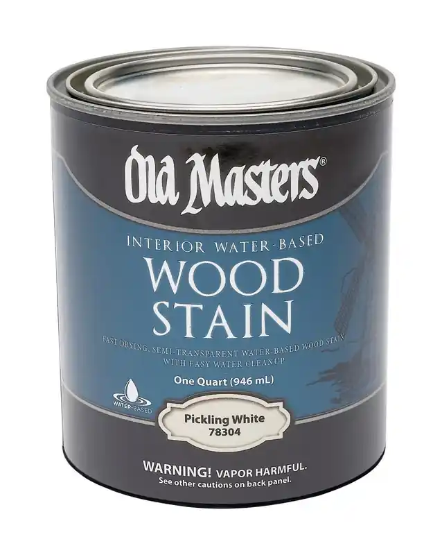 Semi-transparent Pickling White Water-based Latex Wood Stain 1 Quart