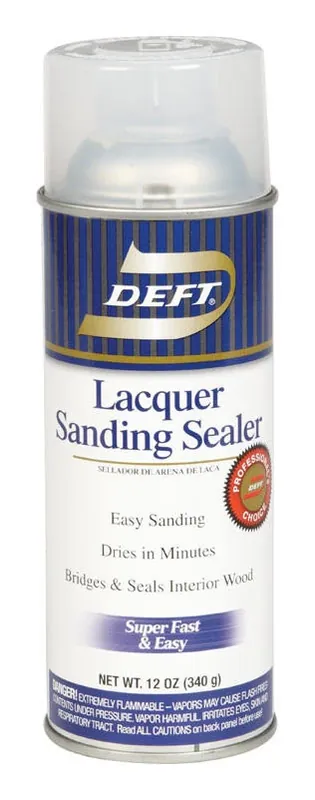 ProLuxe Clear Oil-Based Alkyd Lacquer Sanding Sealer – 12 oz Professional Finish