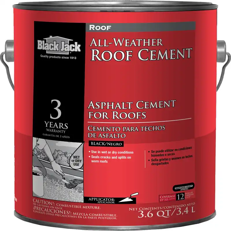 All-Weather Roof Cement, 3.6-Qt.