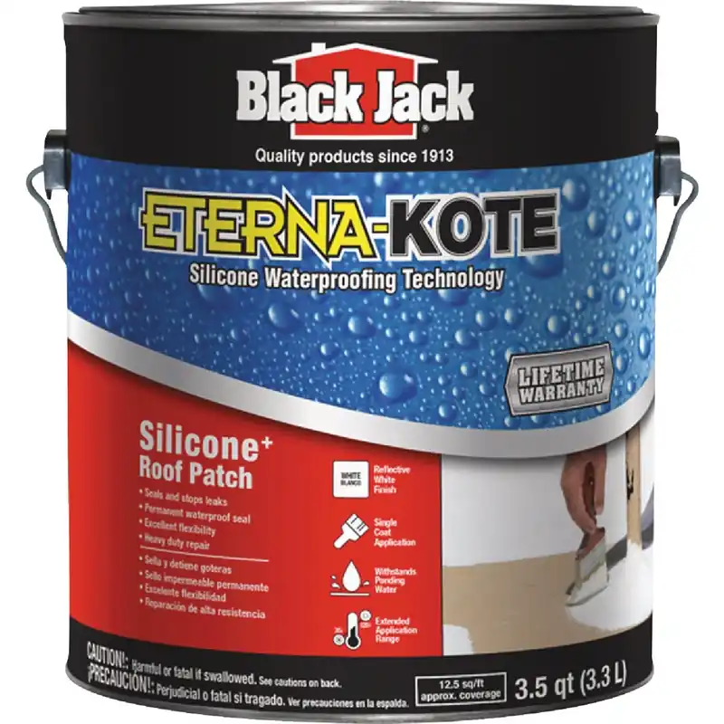 Silicone Roof Patch, White, Gallon