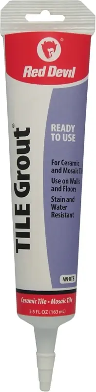 Pre-Mixed Tile Grout, 5.5-oz.