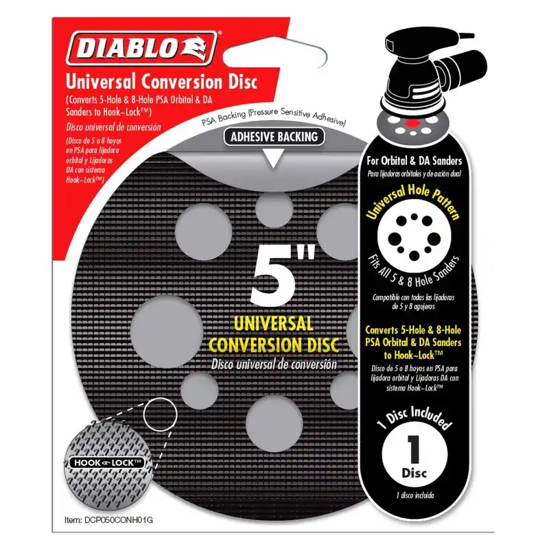 Diablo 5 In. Ceramic Blend Hook And Lock Conversion Pad 1 Pk