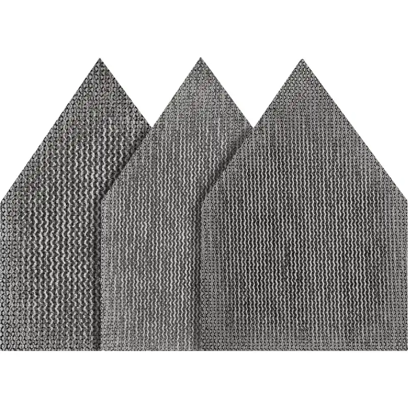 Milwaukee M12 3.75 In. L X 3.625 In. W Aluminum Oxide Assorted Grit Sanding Sheet